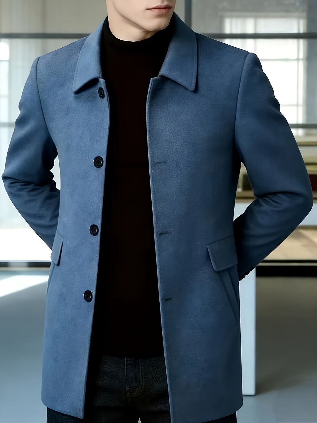 Gideon | Men’s Long Overcoat