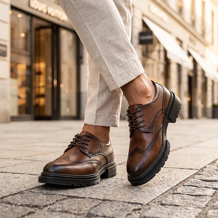 Everett | Men’s Leather Brogue Shoes