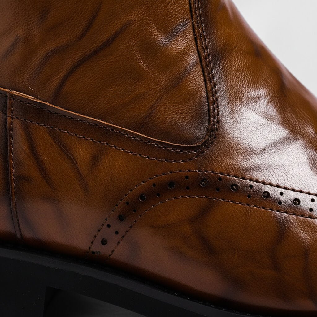 Warren | Men’s Brogue Dress Ankle Boots