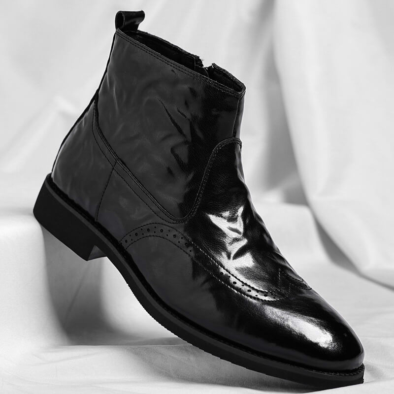 Warren | Men’s Brogue Dress Ankle Boots