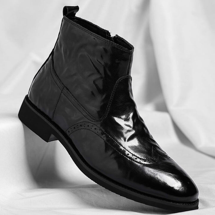 Warren | Men’s Brogue Dress Ankle Boots