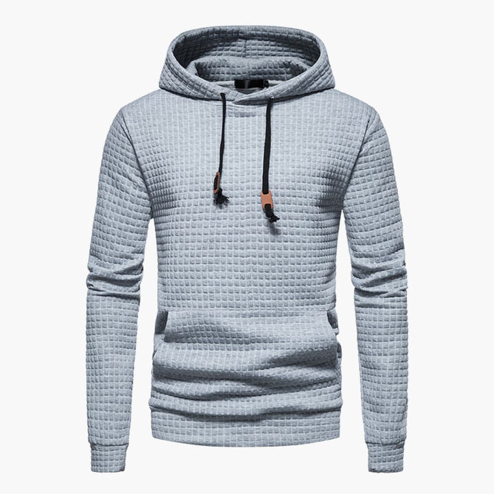Emmett | Men’s Waffle Knit Hooded Sweatshirt