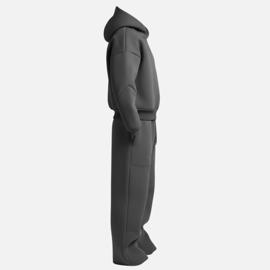 Lucian | Men’s Oversized Hooded Sweatshirt with Wide Leg Sweatpants