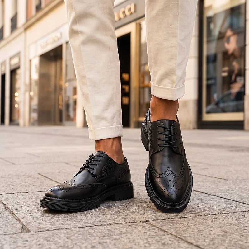 Everett | Men’s Leather Brogue Shoes