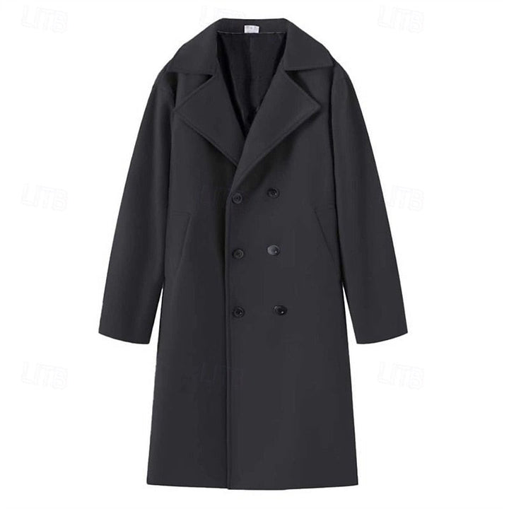 Percival | Men’s Double Breasted Long Coat