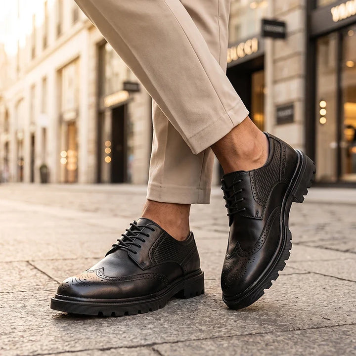 Everett | Men’s Leather Brogue Shoes
