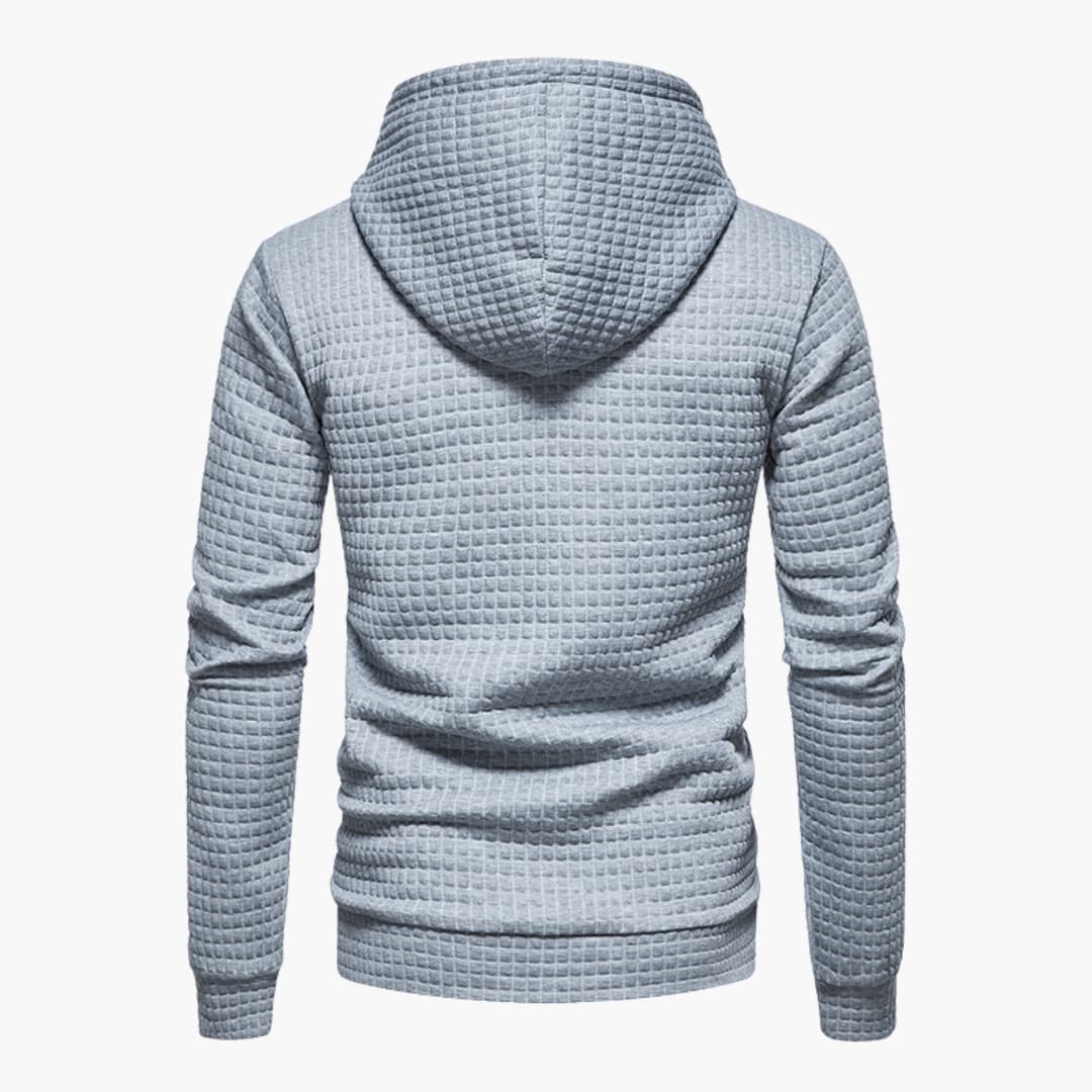 Emmett | Men’s Waffle Knit Hooded Sweatshirt