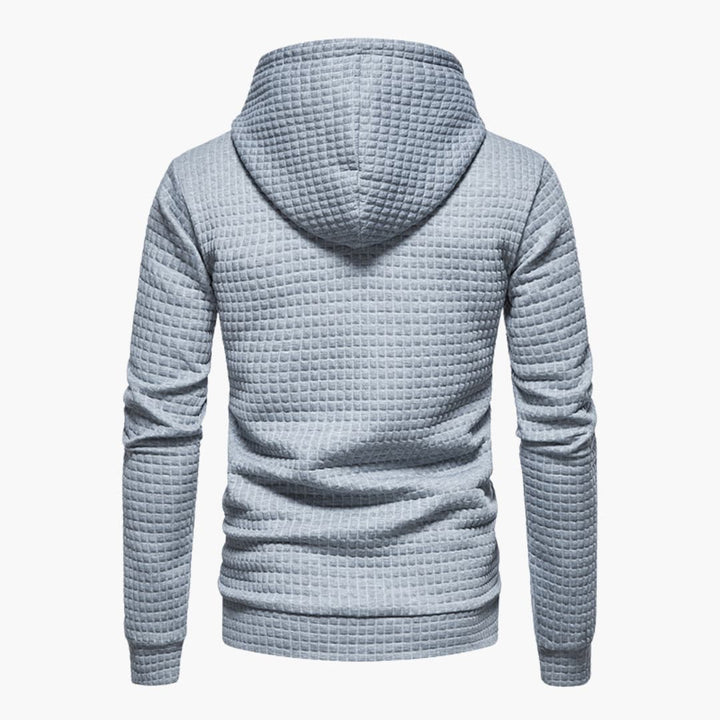 Emmett | Men’s Waffle Knit Hooded Sweatshirt