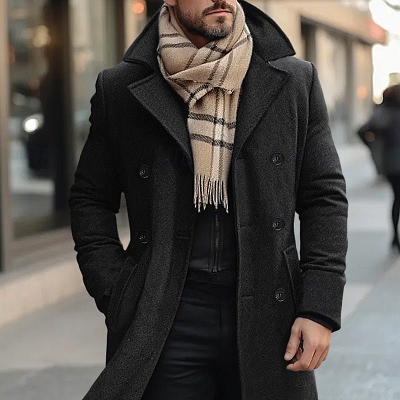 Everett | Men’s Double Breasted Wool Coat