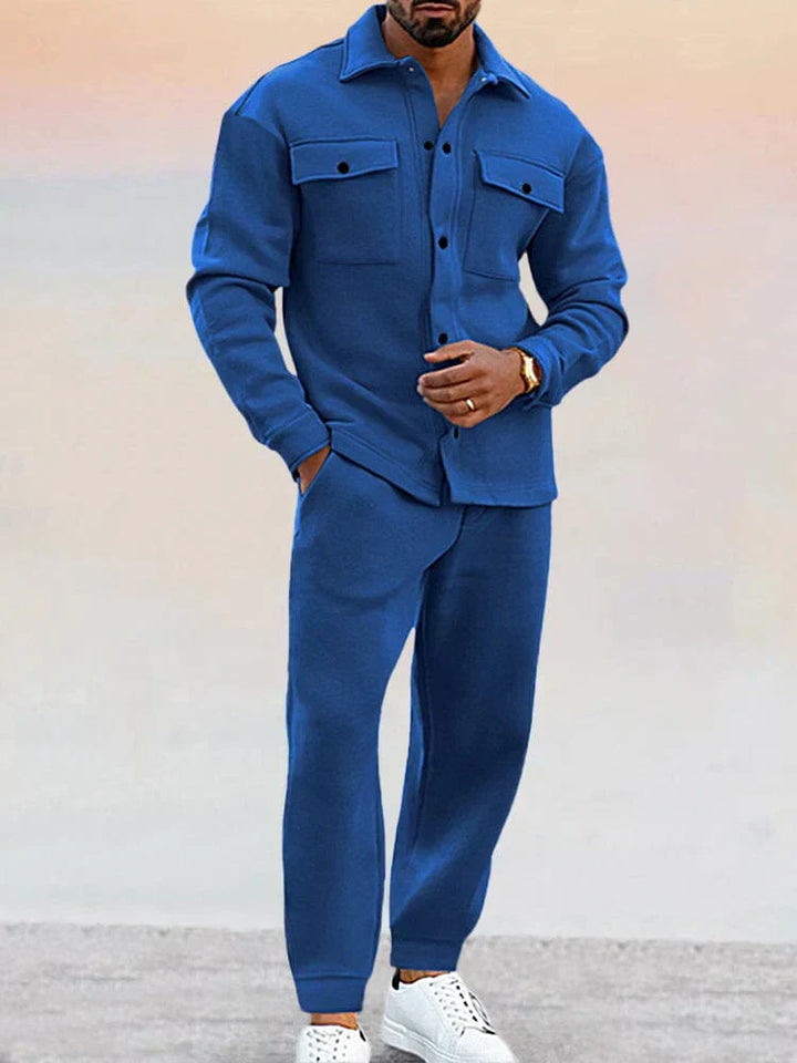 Alistair | Men’s Shirt Jacket and Tapered Pants Set