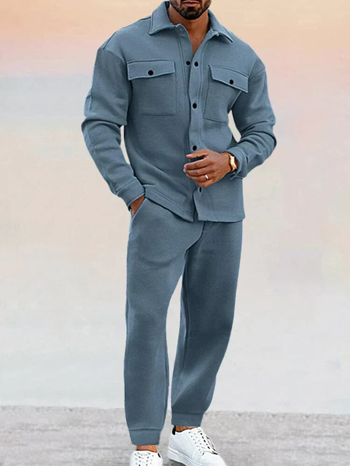 Alistair | Men’s Shirt Jacket and Tapered Pants Set