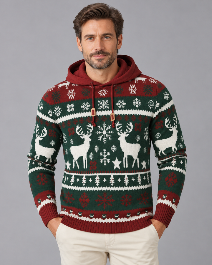 Beckett | Men’s Hooded Christmas Sweater