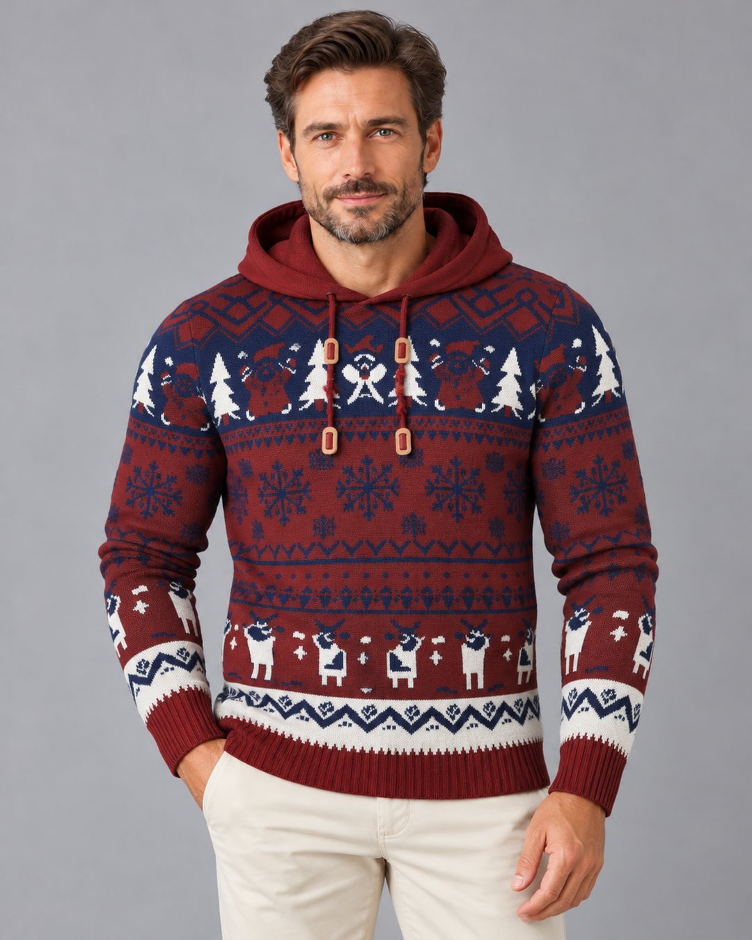 Beckett | Men’s Hooded Christmas Sweater