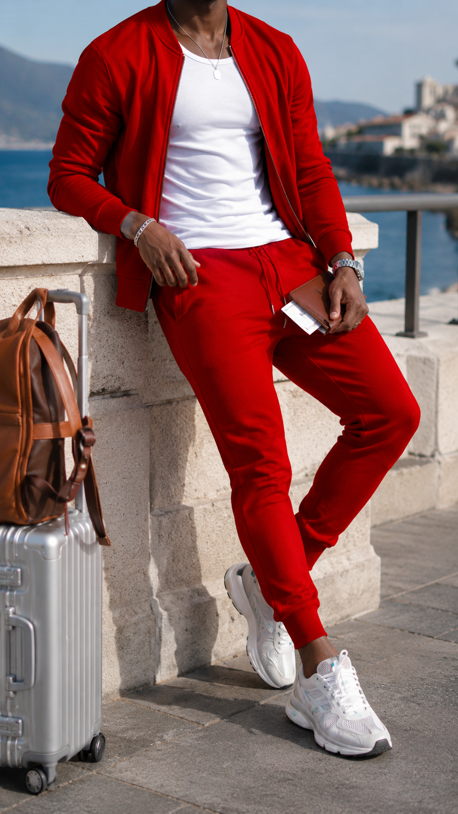 Gideon | Men’s Lightweight Bomber Jacket and Jogger Pants Set