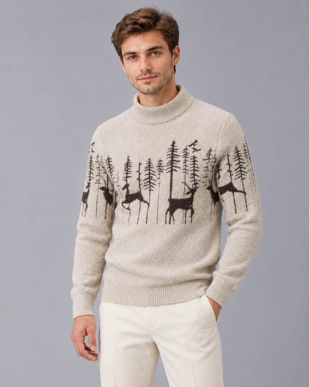 Weston | Men’s Christmas Turtleneck Sweater