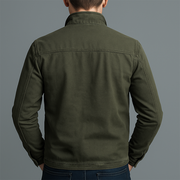 Everett | Men’s Vintage Work Jacket with Zip Pockets