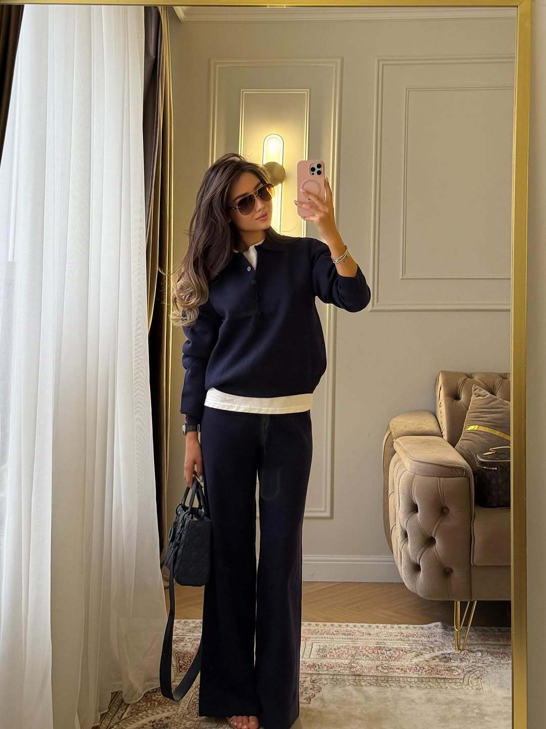 Philomena | Women’s Polo Sweater Pants Set