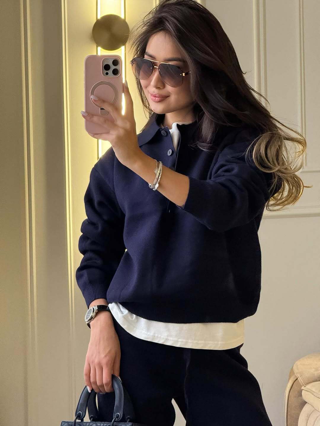Philomena | Women’s Polo Sweater Pants Set
