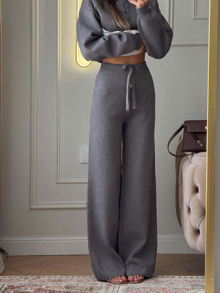 Philomena | Women’s Polo Sweater Pants Set