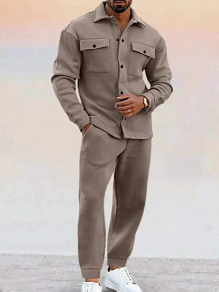 Alistair | Men’s Shirt Jacket and Tapered Pants Set