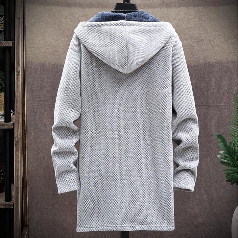 Orson | Men’s Fleece Lined Hooded Knit Jacket