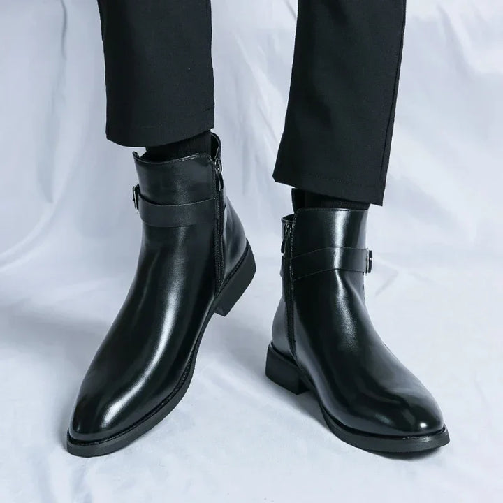 Felix | Men's Classic Chelsea Boots with Side Zipper