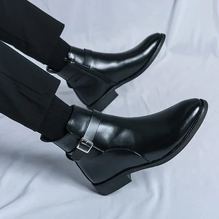 Felix | Men's Classic Chelsea Boots with Side Zipper
