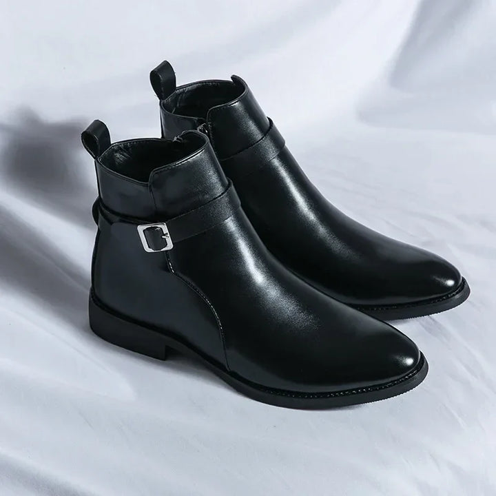 Felix | Men's Classic Chelsea Boots with Side Zipper