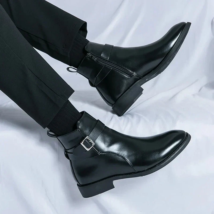 Felix | Men's Classic Chelsea Boots with Side Zipper