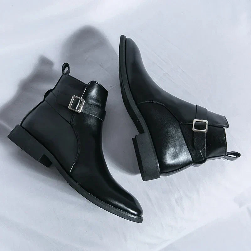 Felix | Men's Classic Chelsea Boots with Side Zipper