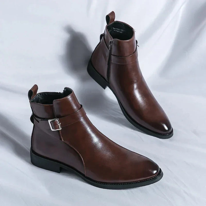 Felix | Men's Classic Chelsea Boots with Side Zipper
