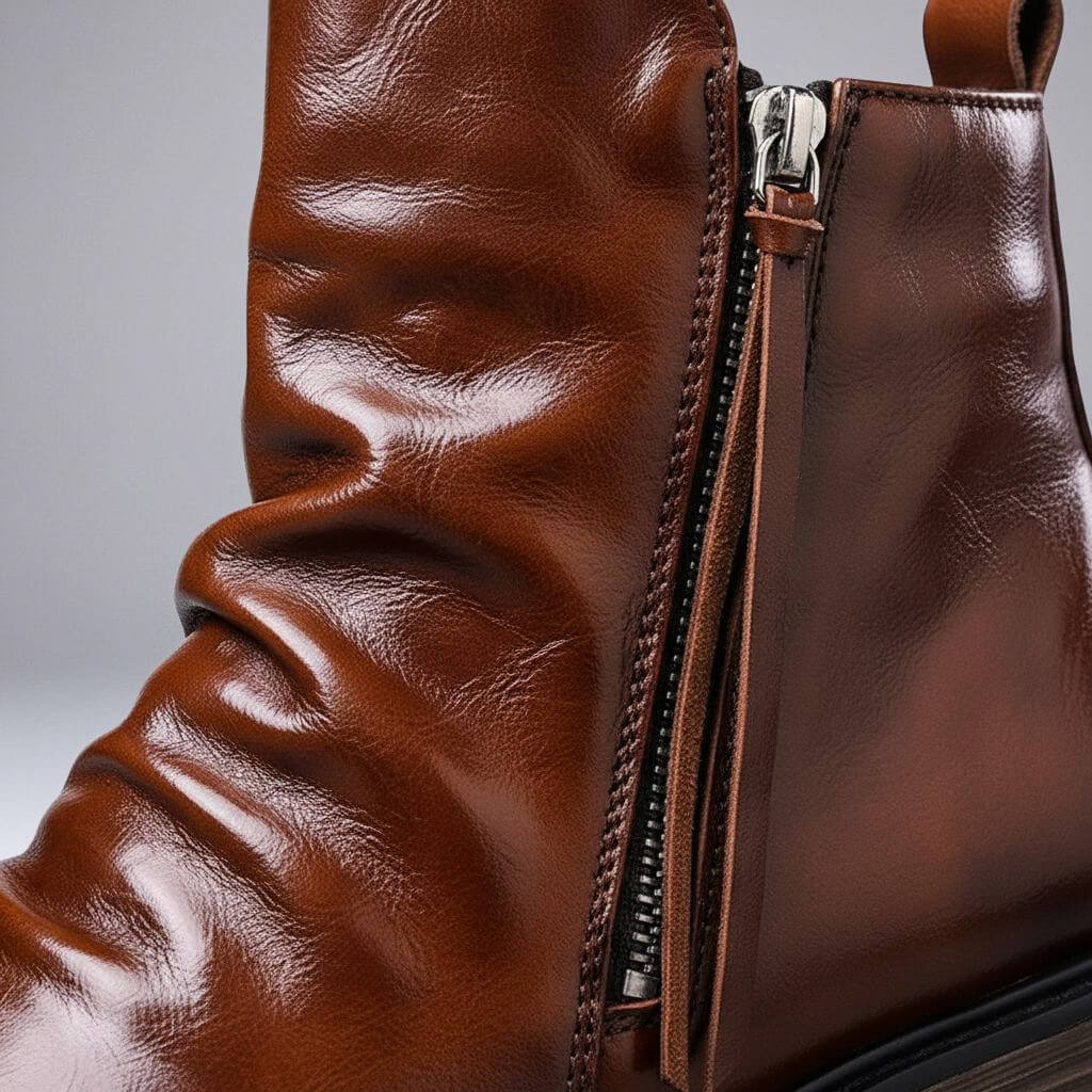 Emmerson | Men’s Chunky Leather Ankle Boots
