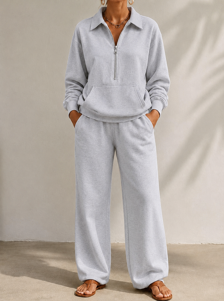 Sloane | Women’s Wide Leg Trousers Loungewear Set