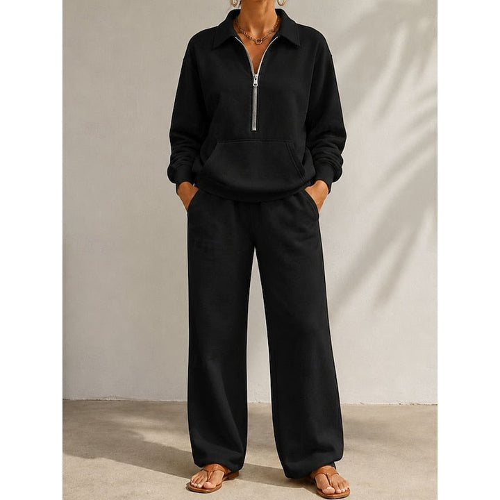 Sloane | Women’s Wide Leg Trousers Loungewear Set