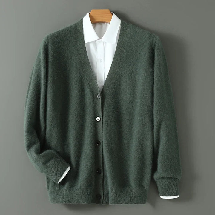 Maxwell | Men’s V Neck Button Up Cardigan