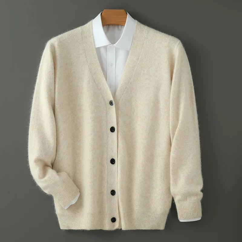 Maxwell | Men’s V Neck Button Up Cardigan