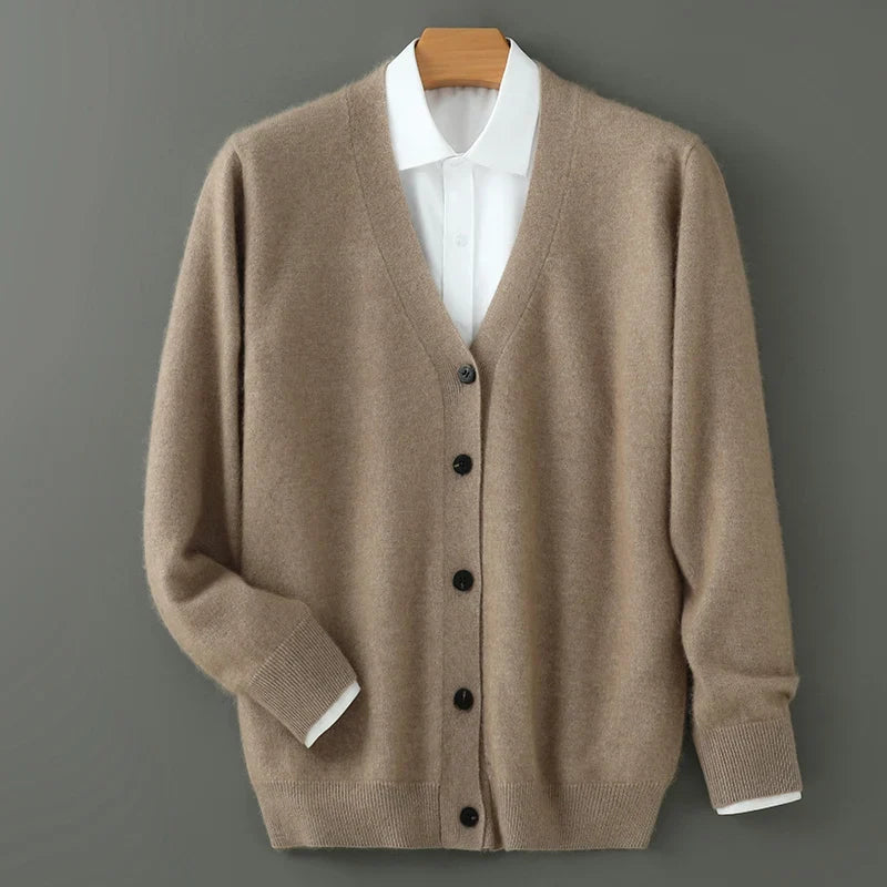 Maxwell | Men’s V Neck Button Up Cardigan