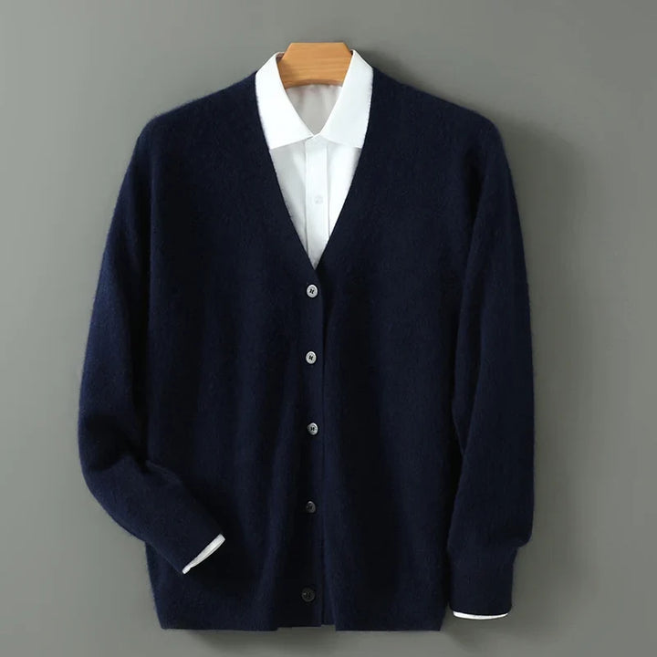Maxwell | Men’s V Neck Button Up Cardigan