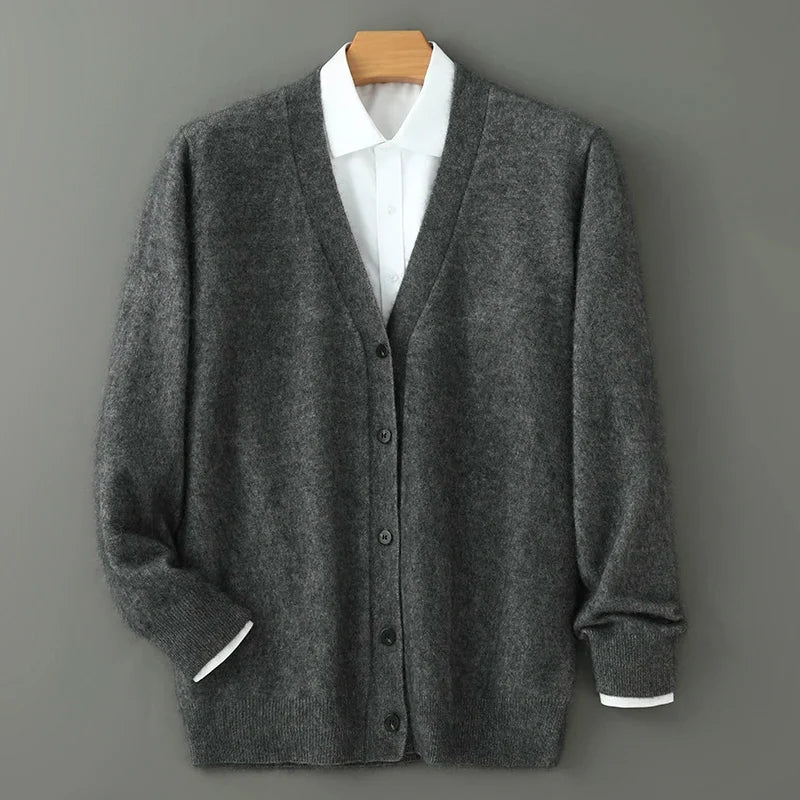 Maxwell | Men’s V Neck Button Up Cardigan