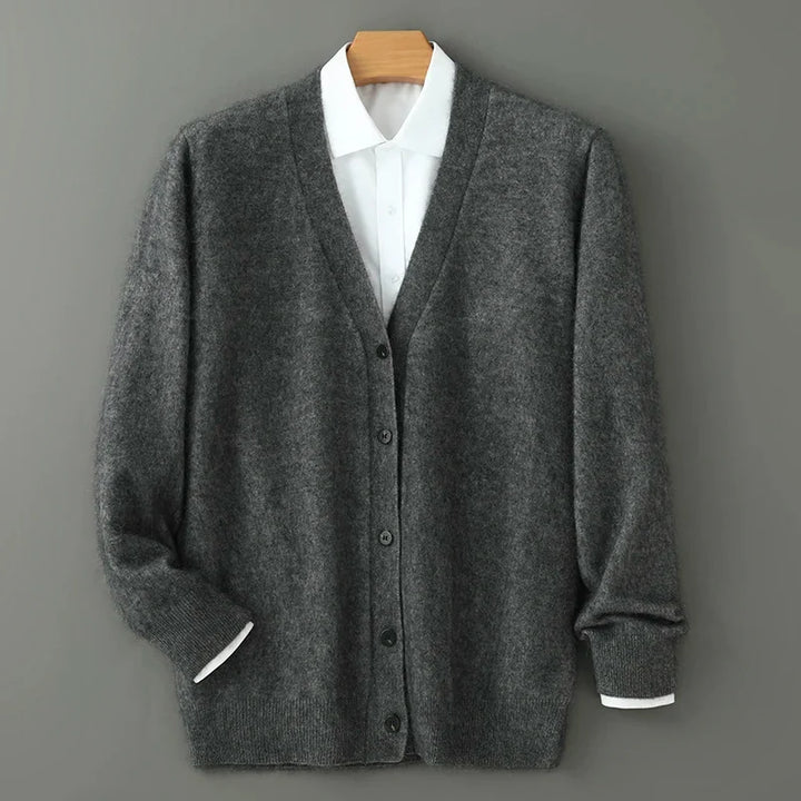 Maxwell | Men’s V Neck Button Up Cardigan