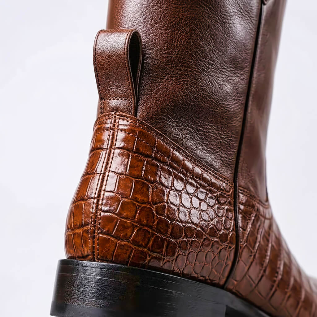 Beckett | Men’s Mid Calf Leather Roper Boots