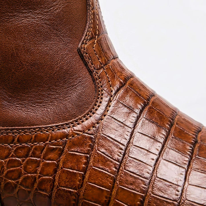 Beckett | Men’s Mid Calf Leather Roper Boots