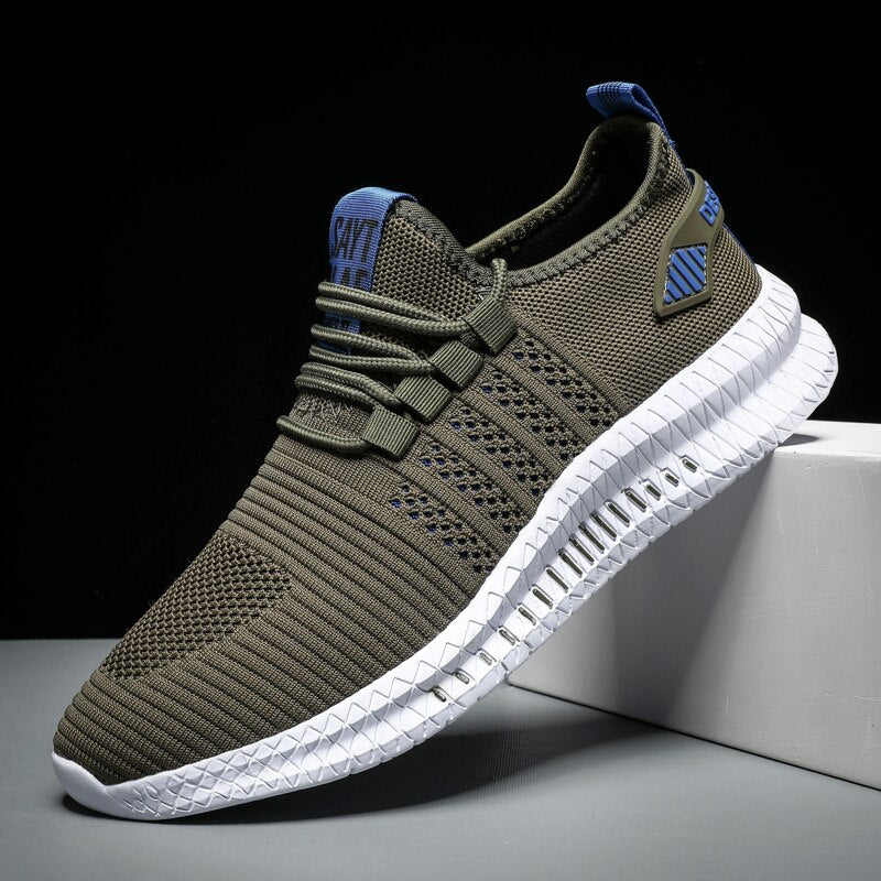 Theo | Men's Lightweight Mesh Lace-Up Sneakers