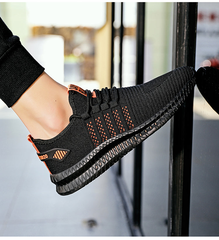 Theo | Men's Lightweight Mesh Lace-Up Sneakers