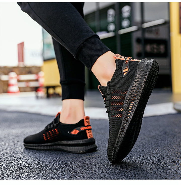 Theo | Men's Lightweight Mesh Lace-Up Sneakers