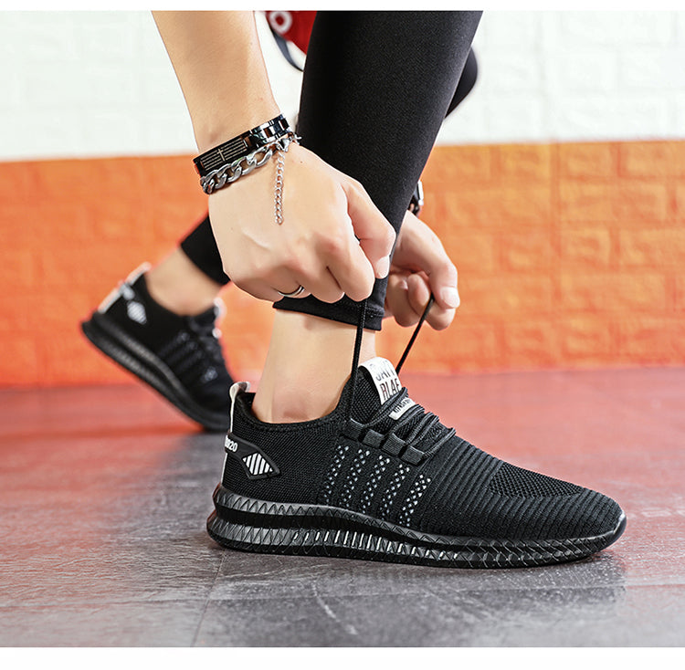 Theo | Men's Lightweight Mesh Lace-Up Sneakers