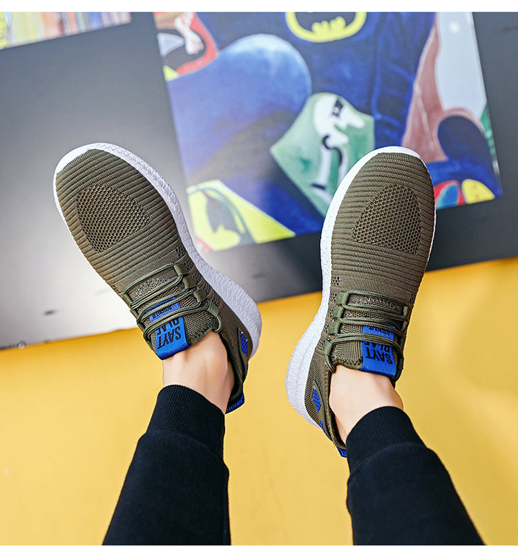 Theo | Men's Lightweight Mesh Lace-Up Sneakers