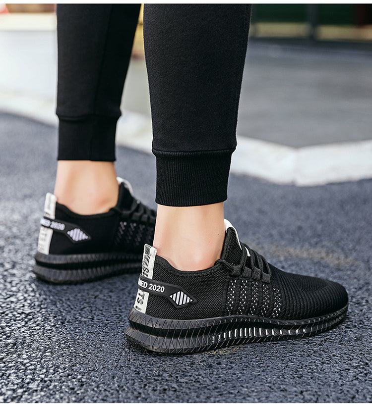 Theo | Men's Lightweight Mesh Lace-Up Sneakers