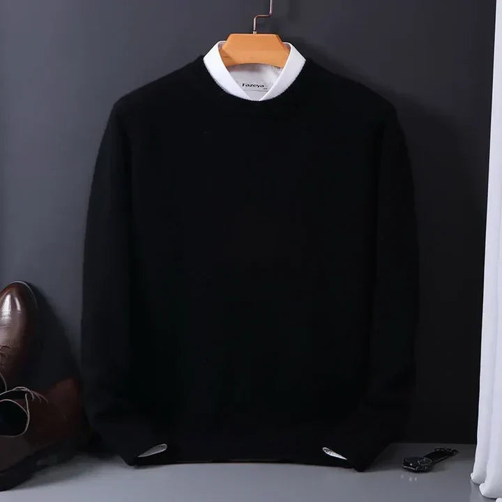 Nathaniel | Men’s Knit Pullover Sweater with Crew Neck