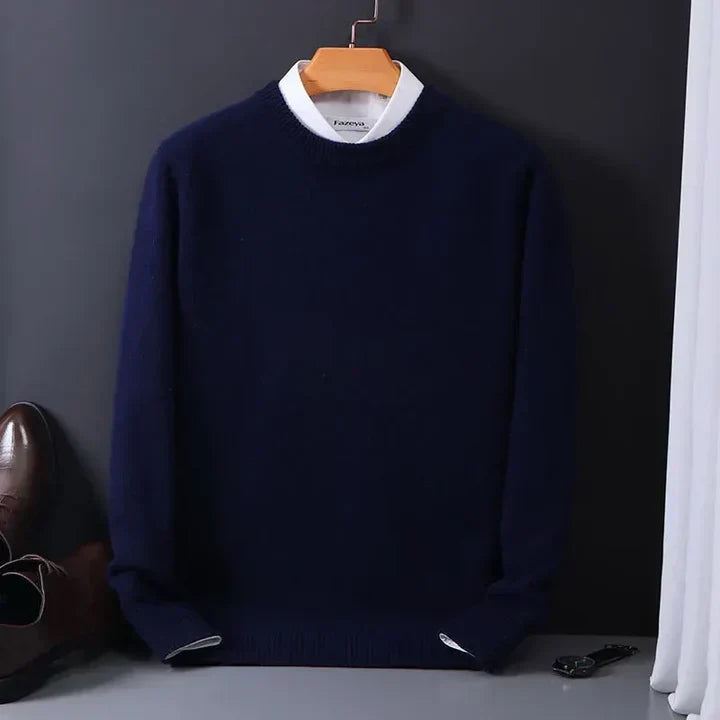 Nathaniel | Men’s Knit Pullover Sweater with Crew Neck